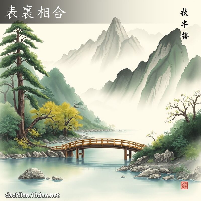 表裏相合 配图