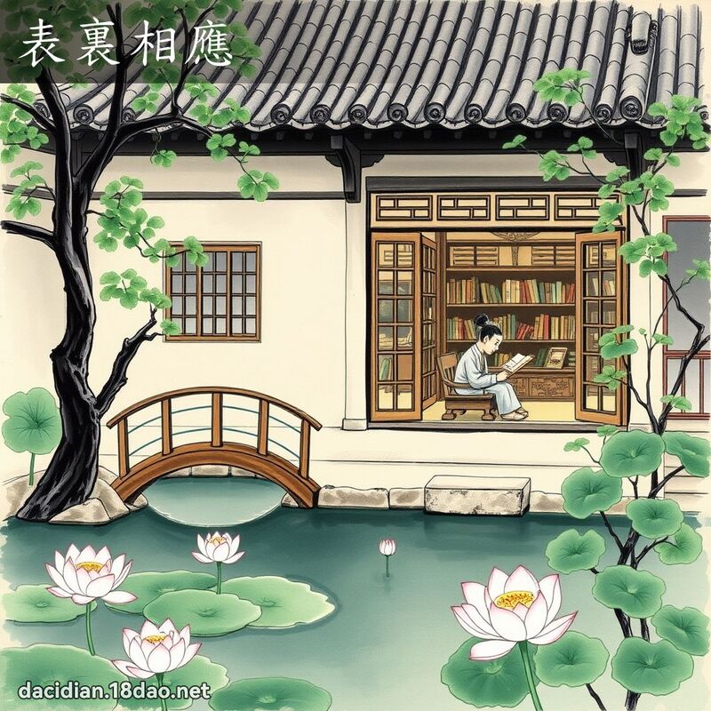 表裏相应 配图