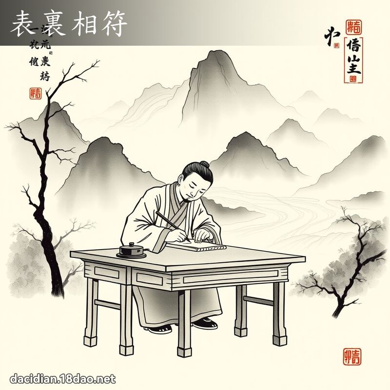 表裏相符 配图