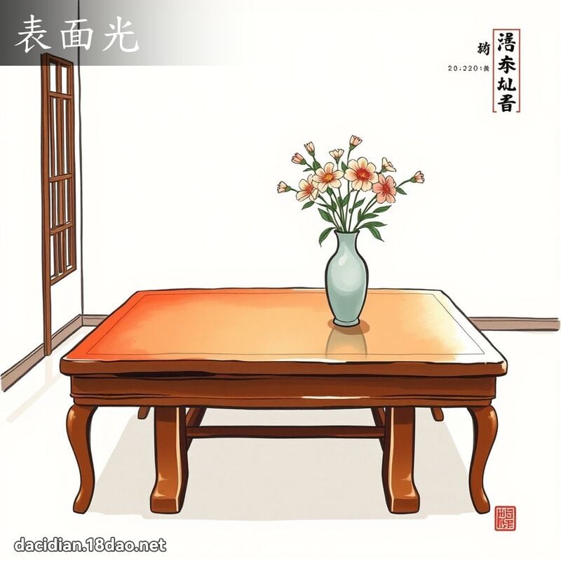 表面光 配图