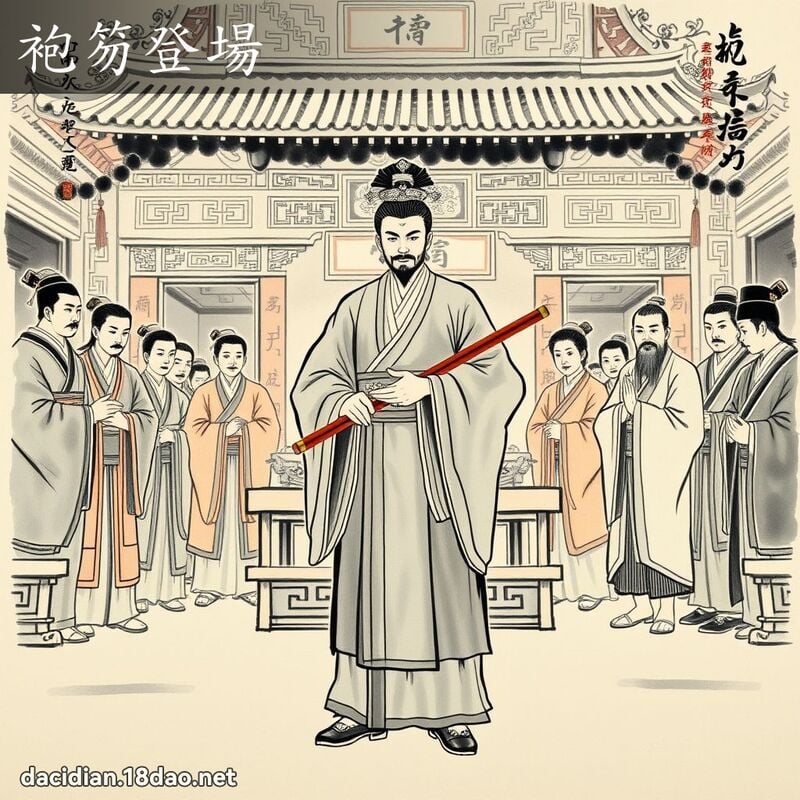 袍笏登场 配图