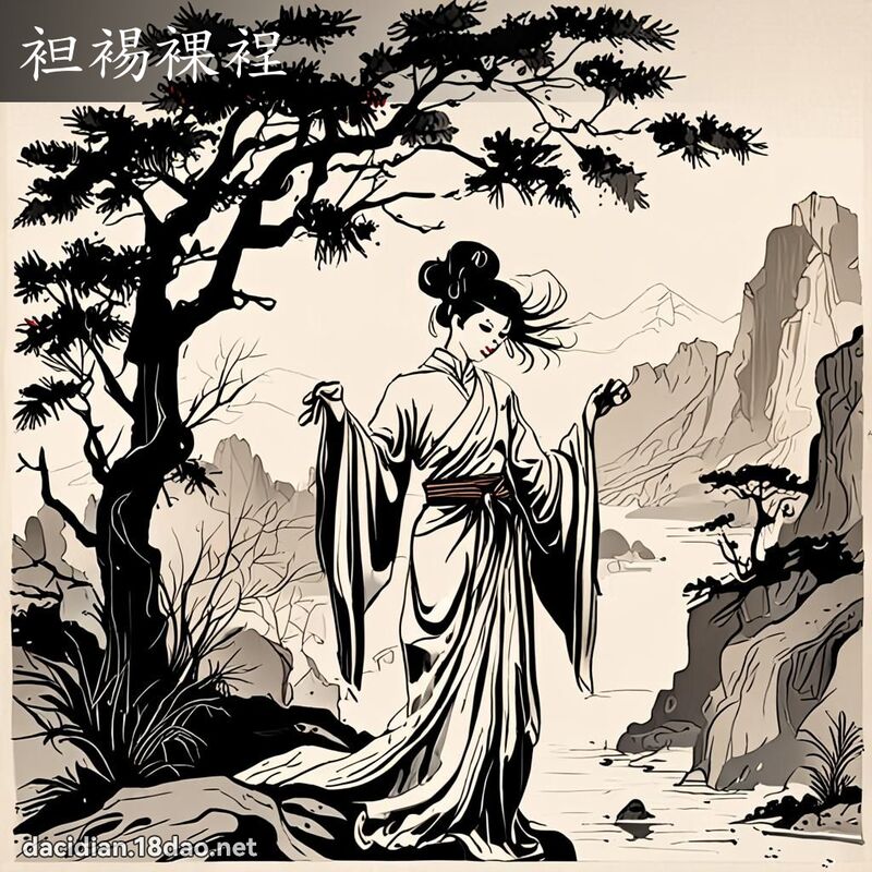 袒裼裸裎 配图