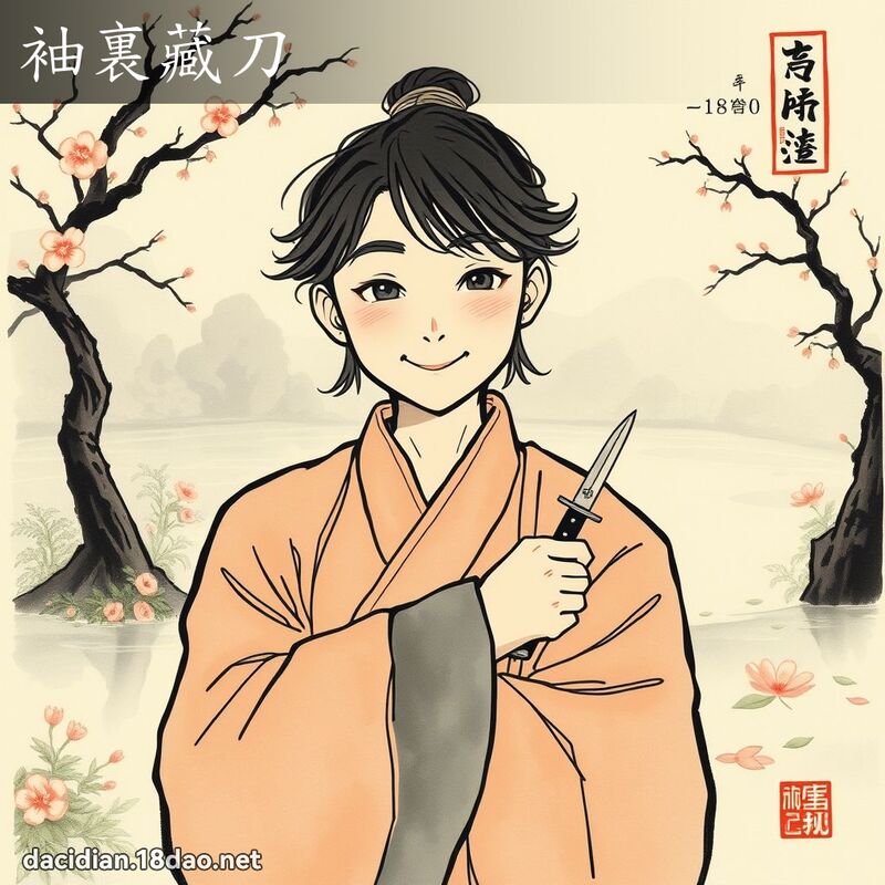 袖裏藏刀 配图