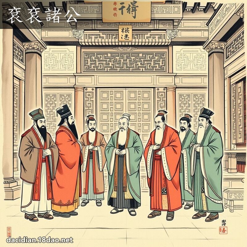 袞袞诸公 配图