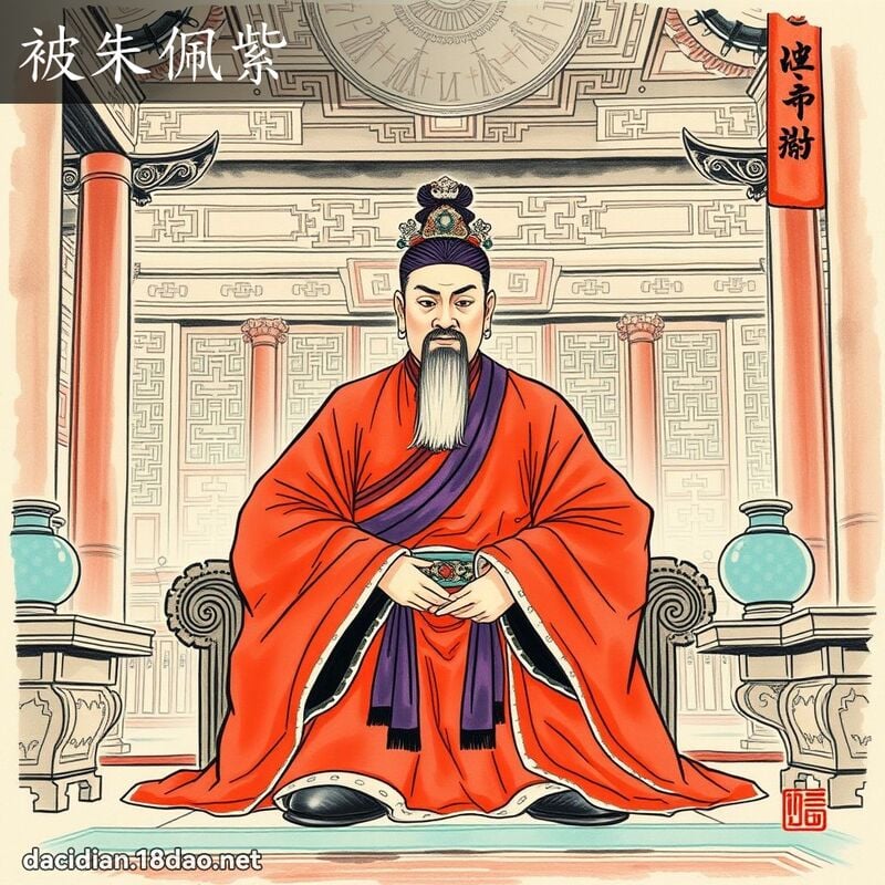 被朱佩紫 配图