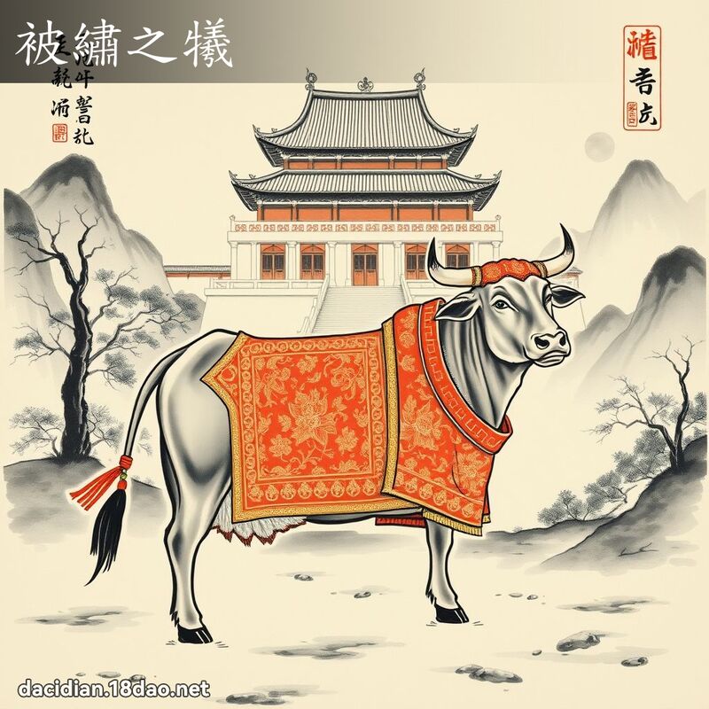 被绣之牺 配图