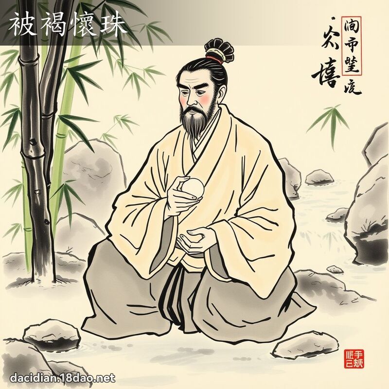 被褐怀珠 配图