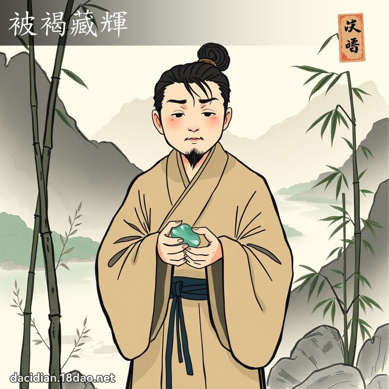 被褐藏辉 配图