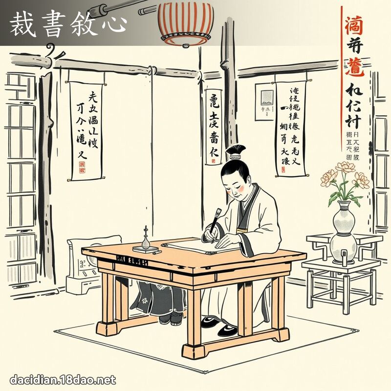 裁书敘心 配图