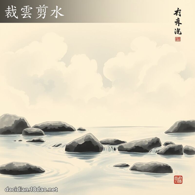 裁云剪水 配图