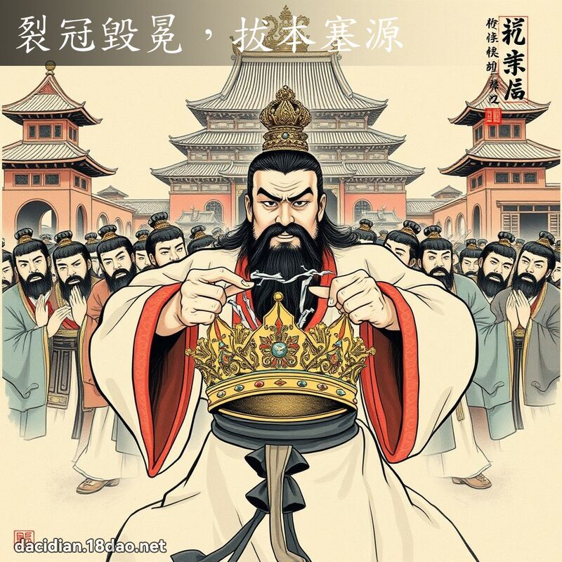 裂冠毁冕,拔本塞源 配图