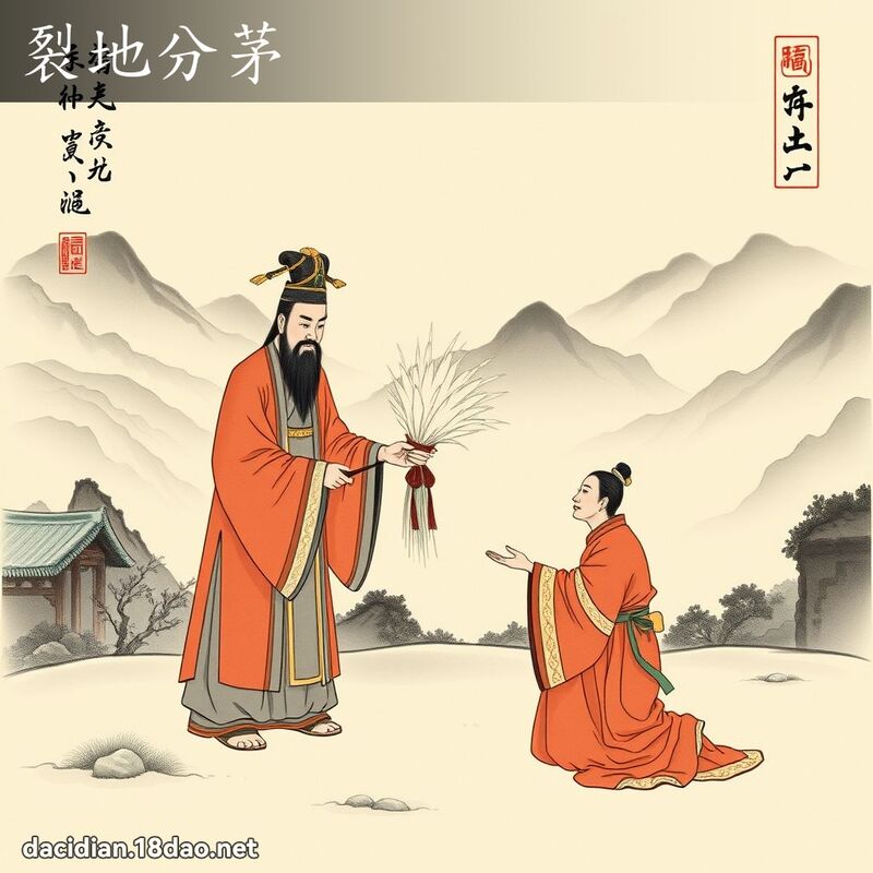 裂地分茅 配图