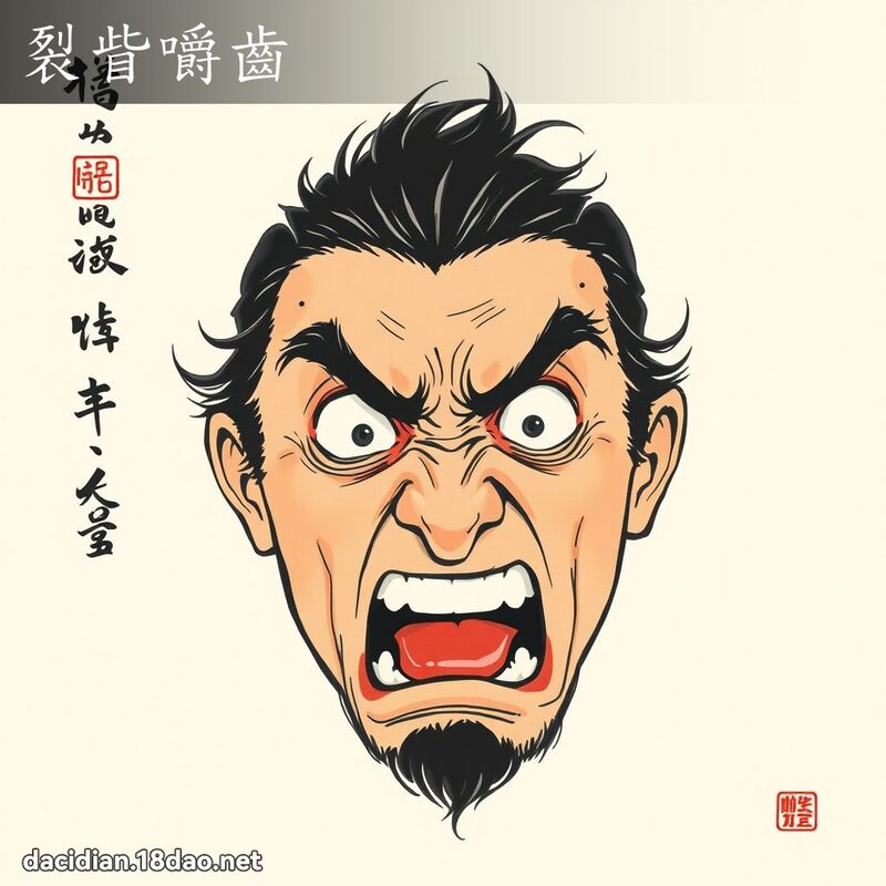 裂眥嚼齿 配图