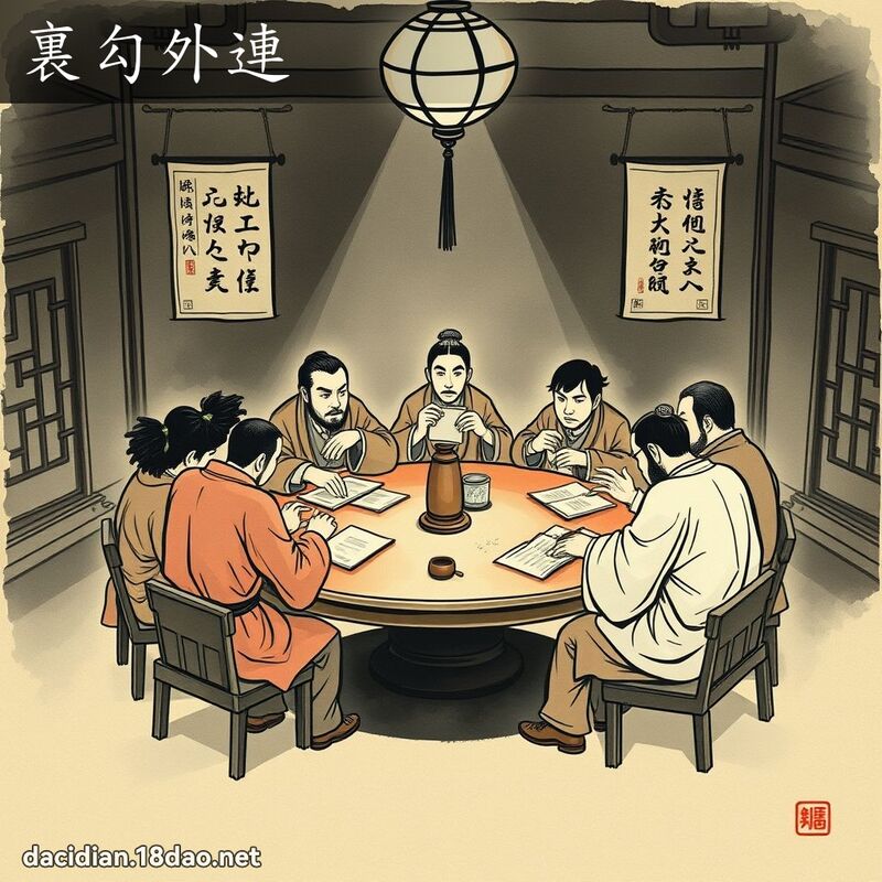 裏勾外连 配图