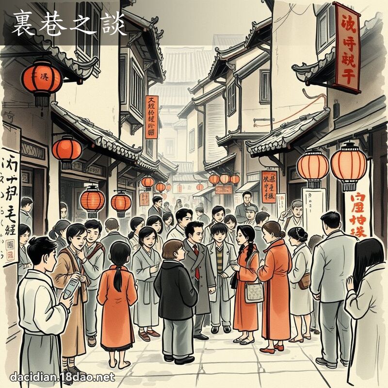 裏巷之谈 配图