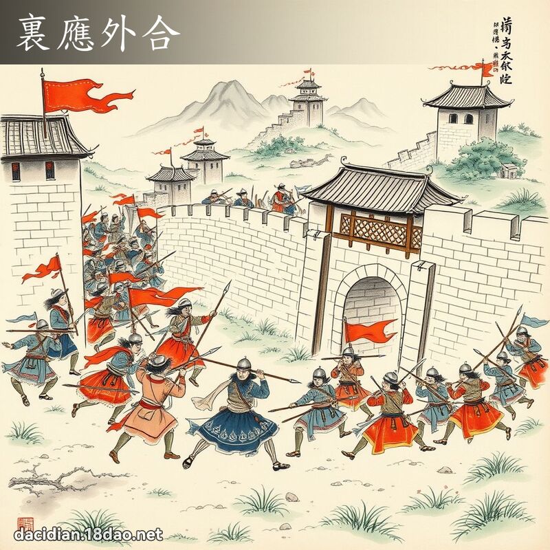 裏应外合 配图