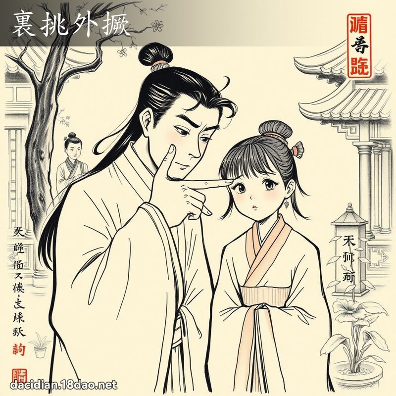 裏挑外撅 配图