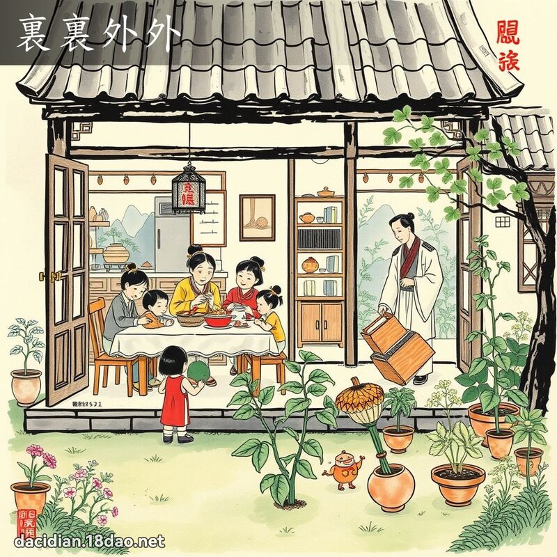 裏裏外外 配图