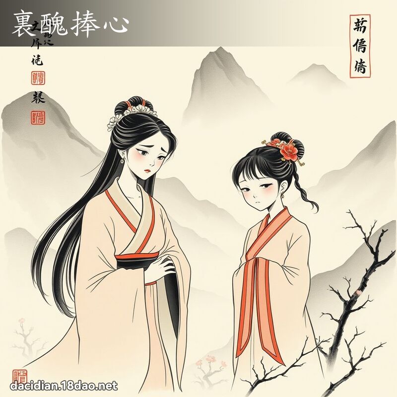 裏丑捧心 配图