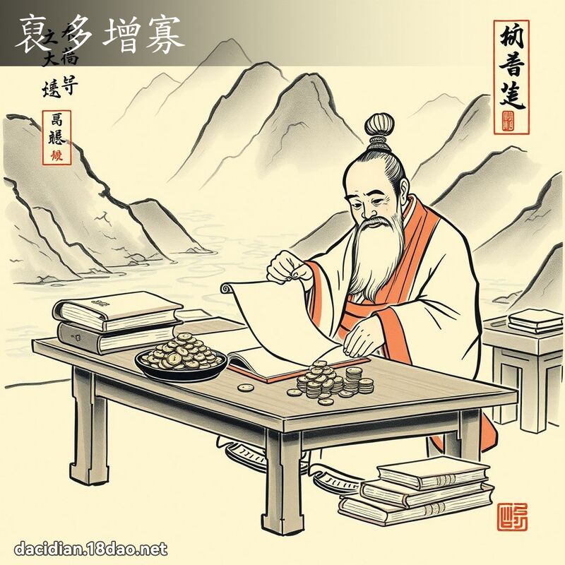 裒多增寡 配图