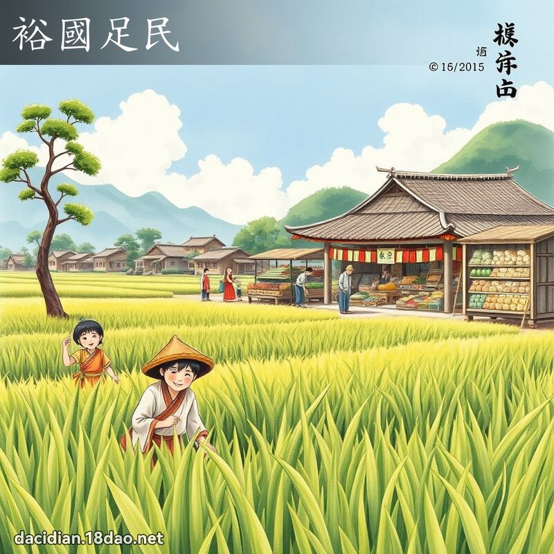 裕国足民 配图