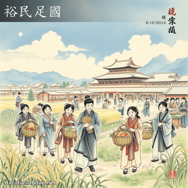 裕民足国 配图