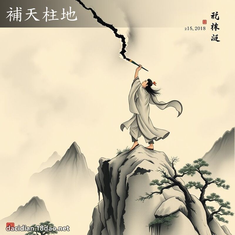 补天柱地 配图