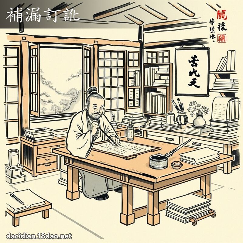 补漏订讹 配图