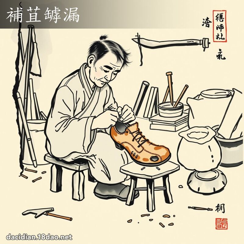 补苴罅漏 配图