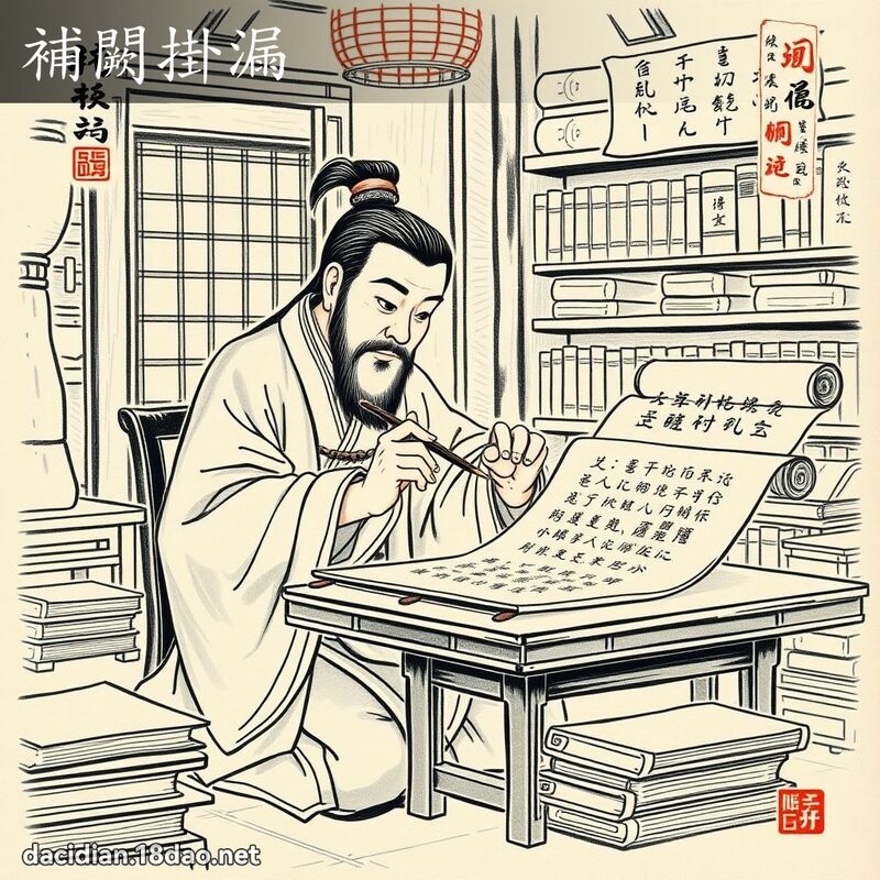 补闕掛漏 配图