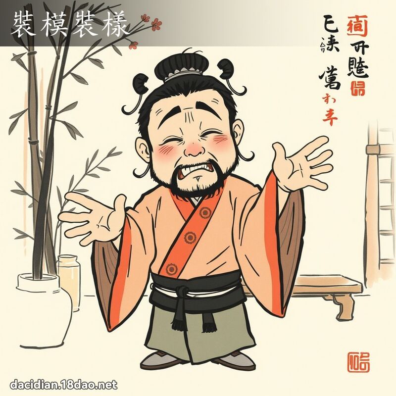 装模装样 配图
