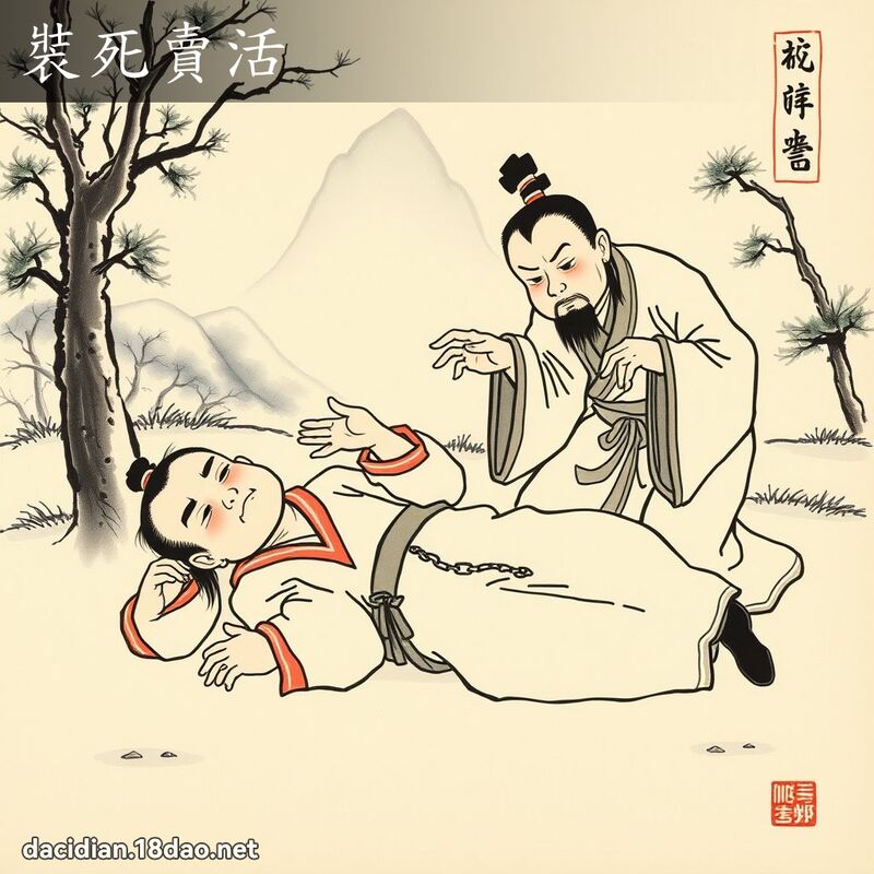 装死卖活 配图