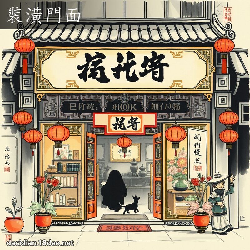 装潢门面 配图