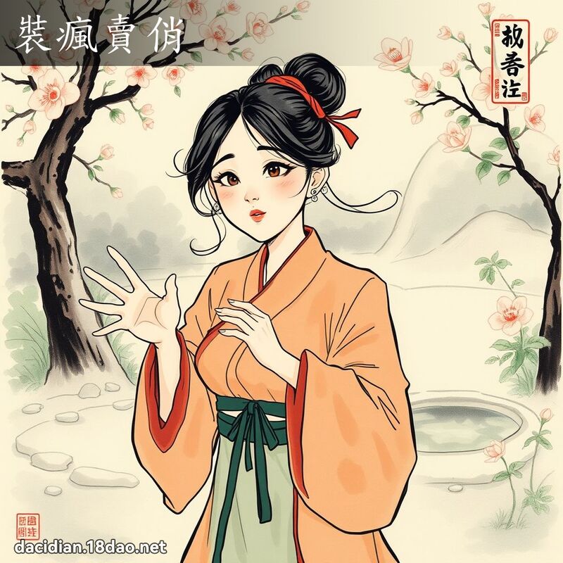 装疯卖俏 配图