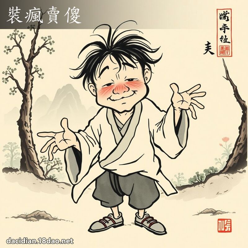 装疯卖傻 配图