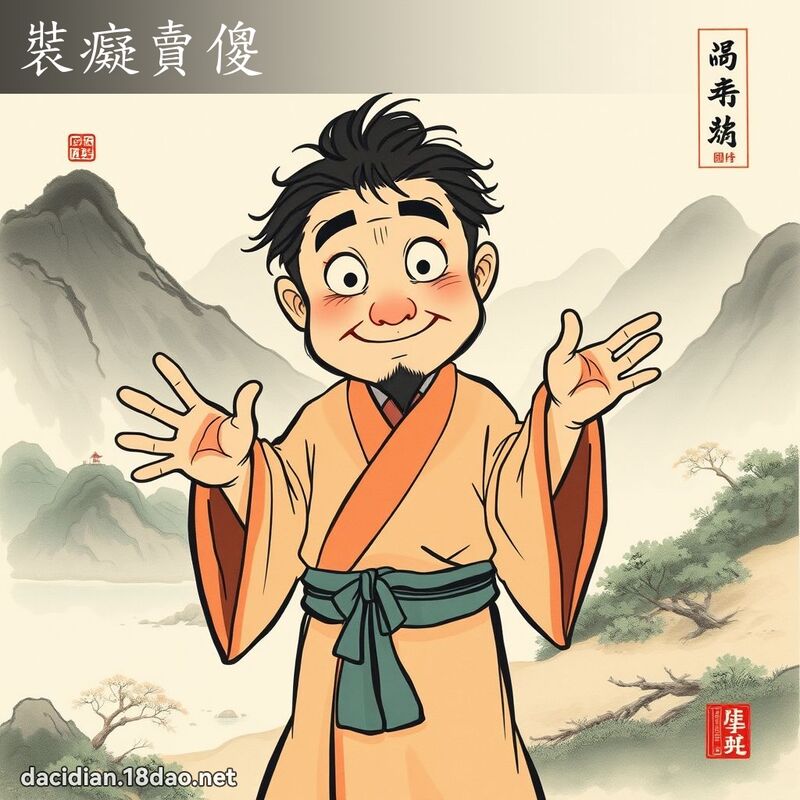 装痴卖傻 配图