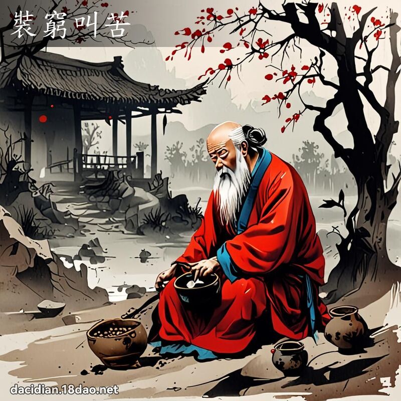 装穷叫苦 配图