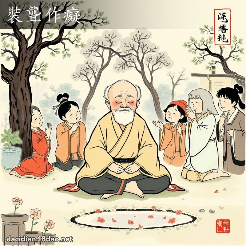 装聋作痴 配图
