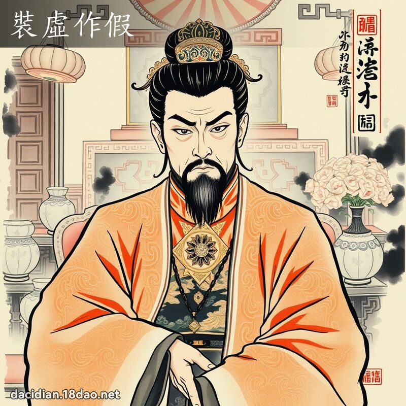 装虚作假 配图