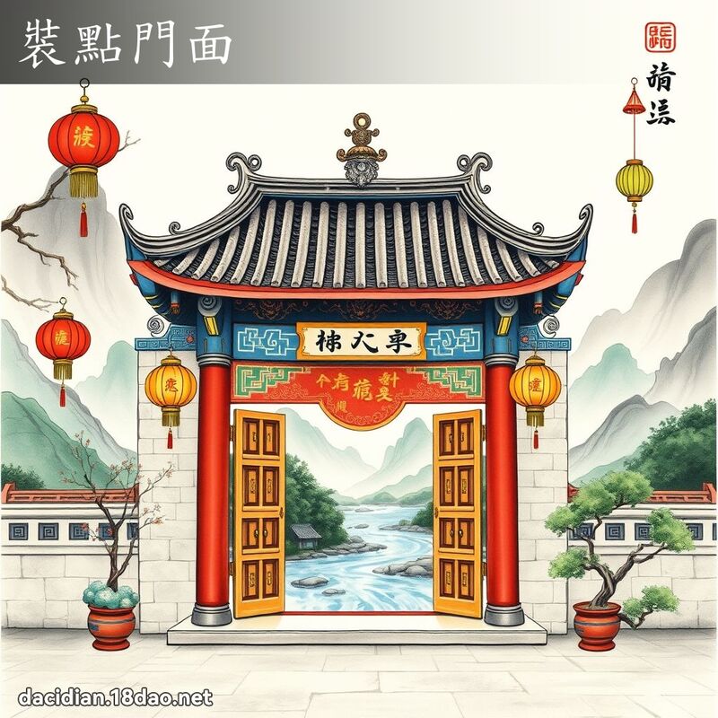 装点门面 配图