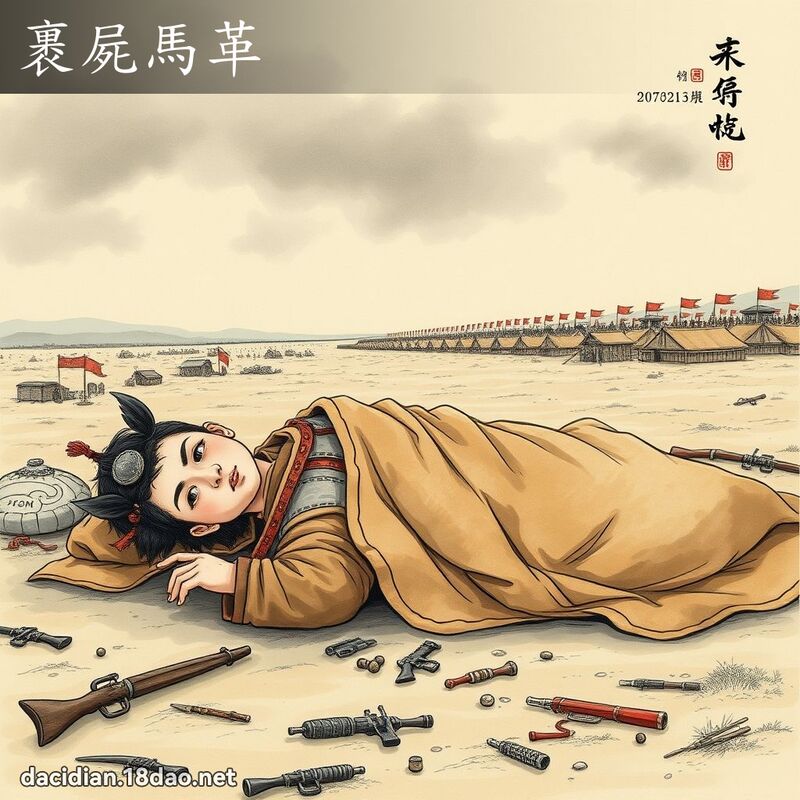 裹尸马革 配图