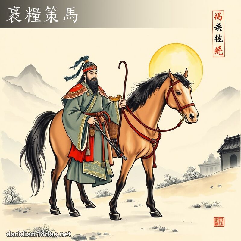 裹粮策马 配图
