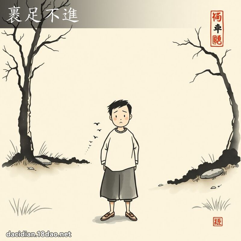 裹足不进 配图