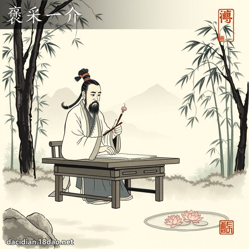 褒采一介 配图
