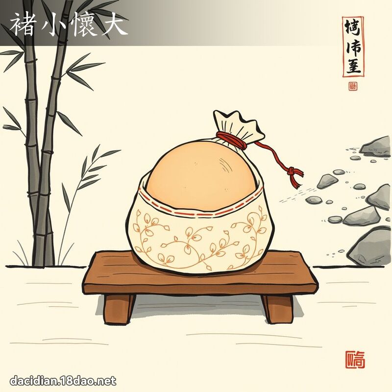 褚小怀大 配图