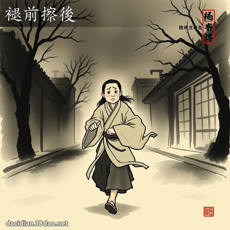 褪前擦后 配图