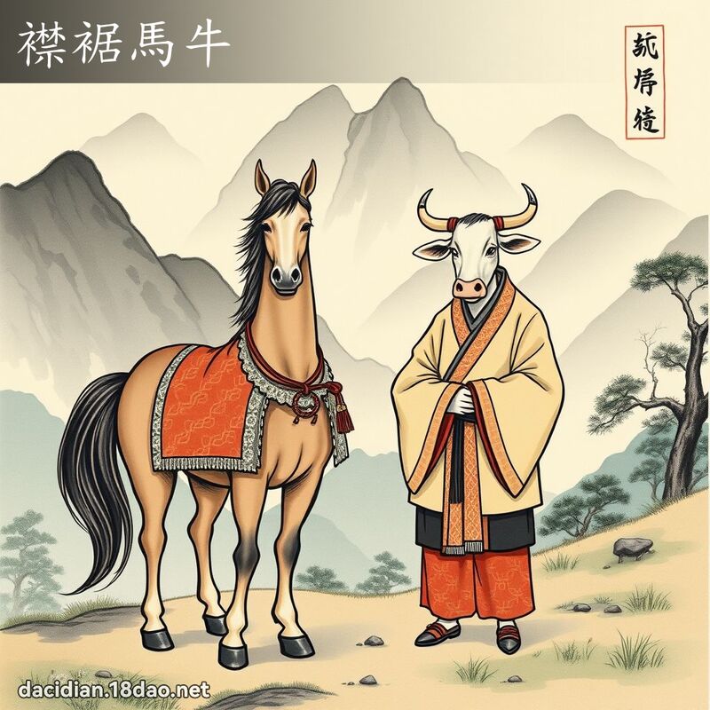 襟裾马牛 配图