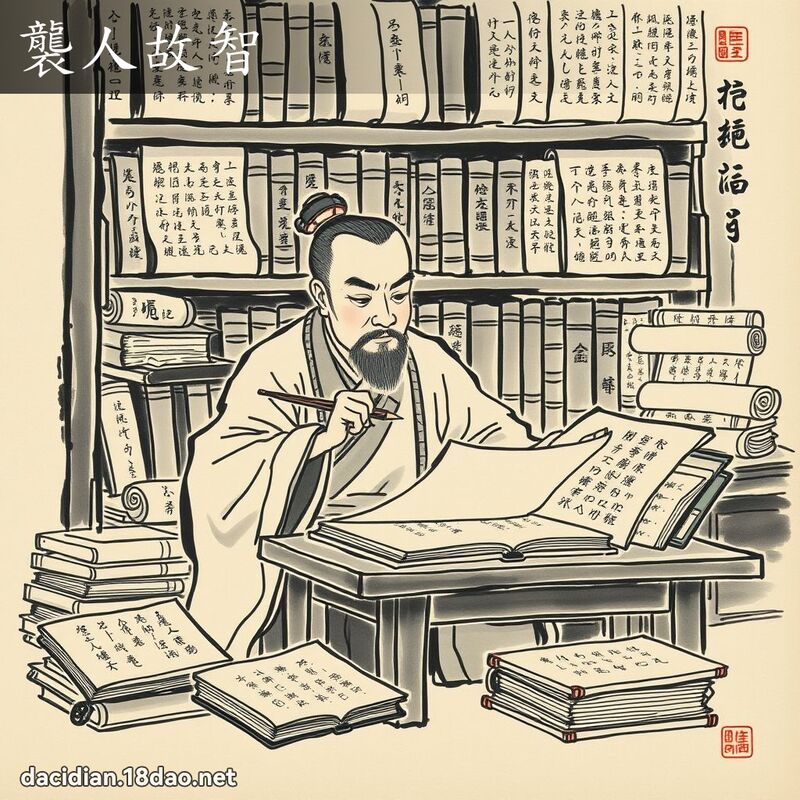 袭人故智 配图