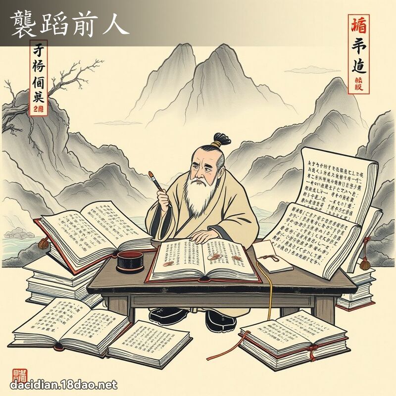 袭蹈前人 配图