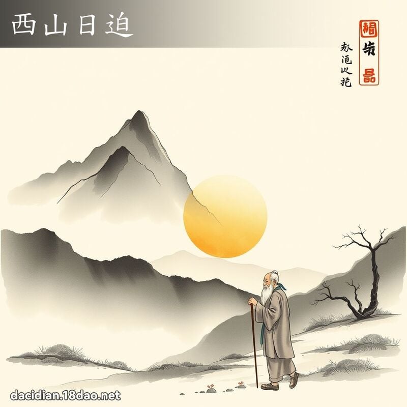 西山日迫 配图